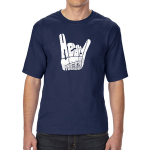 Heavy Metal - Men's Tall Word Art T-Shirt