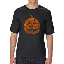 Load image into Gallery viewer, Pumpkin - Men&#39;s Tall Word Art T-Shirt