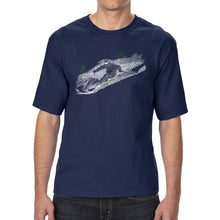 Load image into Gallery viewer, Ski - Men&#39;s Tall Word Art T-Shirt