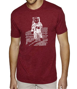 ASTRONAUT - Men's Premium Blend Word Art T-Shirt