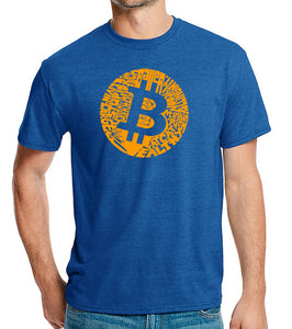 Bitcoin  - Men's Premium Blend Word Art T-Shirt
