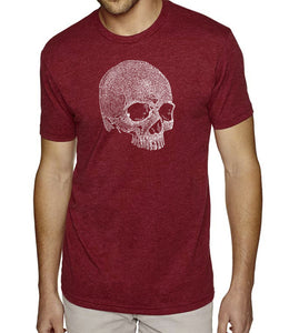 Dead Inside Skull - Men's Premium Blend Word Art T-Shirt