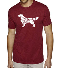 Load image into Gallery viewer, Golden Retreiver - Men&#39;s Premium Blend Word Art T-Shirt