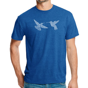 Hummingbirds - Men's Premium Blend Word Art T-Shirt