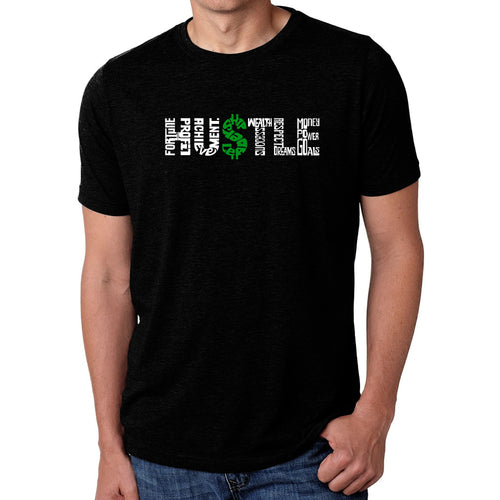 Hustle  - Men's Premium Blend Word Art T-Shirt