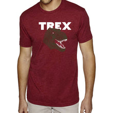 Load image into Gallery viewer, T-Rex Head  - Men&#39;s Premium Blend Word Art T-Shirt