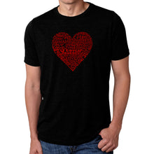 Load image into Gallery viewer, Love Yourself - Men&#39;s Premium Blend Word Art T-Shirt