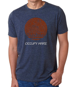Occupy Mars - Men's Premium Blend Word Art T-Shirt