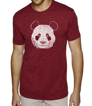 Load image into Gallery viewer, Panda - Men&#39;s Premium Blend Word Art T-Shirt