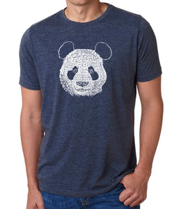 Panda - Men's Premium Blend Word Art T-Shirt