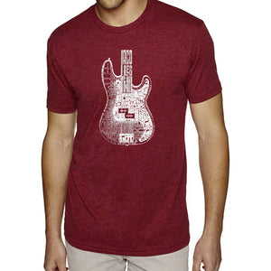 Bass Guitar  - Men's Premium Blend Word Art T-Shirt