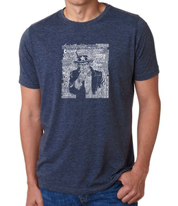 UNCLE SAM - Men's Premium Blend Word Art T-Shirt