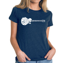 Load image into Gallery viewer, Don&#39;t Stop Believin&#39; - Women&#39;s Premium Blend Word Art T-Shirt