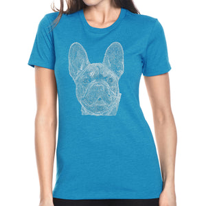 French Bulldog - Women's Premium Blend Word Art T-Shirt