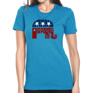 REPUBLICAN GRAND OLD PARTY - Women's Premium Blend Word Art T-Shirt