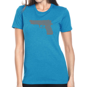 RIGHT TO BEAR ARMS - Women's Premium Blend Word Art T-Shirt