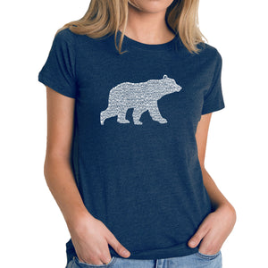 Mama Bear  - Women's Premium Blend Word Art T-Shirt