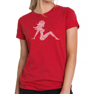 MUDFLAP GIRL - Women's Premium Blend Word Art T-Shirt