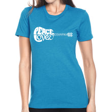 Load image into Gallery viewer, Peace Love Country  - Women&#39;s Premium Blend Word Art T-Shirt