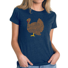 Load image into Gallery viewer, Thanksgiving - Women&#39;s Premium Blend Word Art T-Shirt