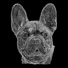 Load image into Gallery viewer, LA Pop Art Boy&#39;s Word Art Hooded Sweatshirt - French Bulldog