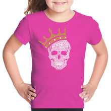 Load image into Gallery viewer, Brooklyn Crown  - Girl&#39;s Word Art T-Shirt
