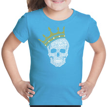 Load image into Gallery viewer, Brooklyn Crown  - Girl&#39;s Word Art T-Shirt