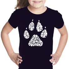 Load image into Gallery viewer, Dog Mom - Girl&#39;s Word Art T-Shirt