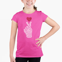 Load image into Gallery viewer, K-Pop  - Girl&#39;s Word Art T-Shirt