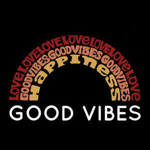 Good Vibes - Men's Word Art Hooded Sweatshirt