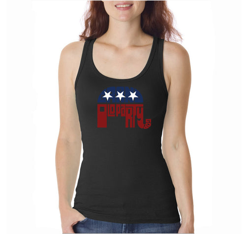 REPUBLICAN GRAND OLD PARTY - Women's Word Art Tank Top