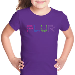 PLUR - Girl's Word Art T-Shirt