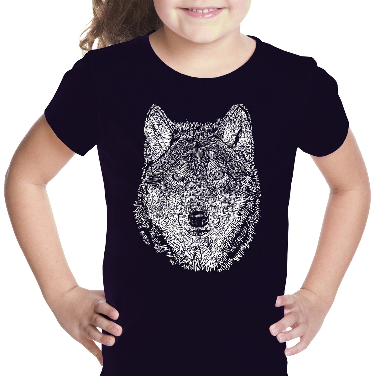 girls wolf shirt