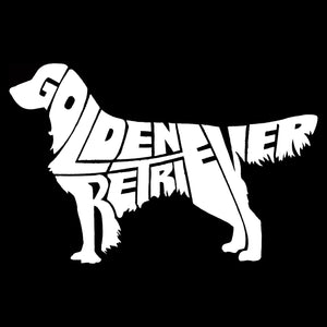 Golden Retreiver - Girl's Word Art Crewneck Sweatshirt