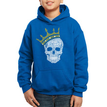 Load image into Gallery viewer, Brooklyn Crown  - Boy&#39;s Word Art Hooded Sweatshirt