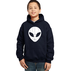 I COME IN PEACE - Boy's Word Art Hooded Sweatshirt