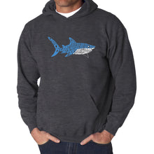 Load image into Gallery viewer, Daddy Shark - Men&#39;s Word Art Hooded Sweatshirt