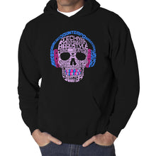 Load image into Gallery viewer, Styles of EDM Music  - Men&#39;s Word Art Hooded Sweatshirt