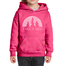 Load image into Gallery viewer, Nature Lover  - Girl&#39;s Word Art Hooded Sweatshirt