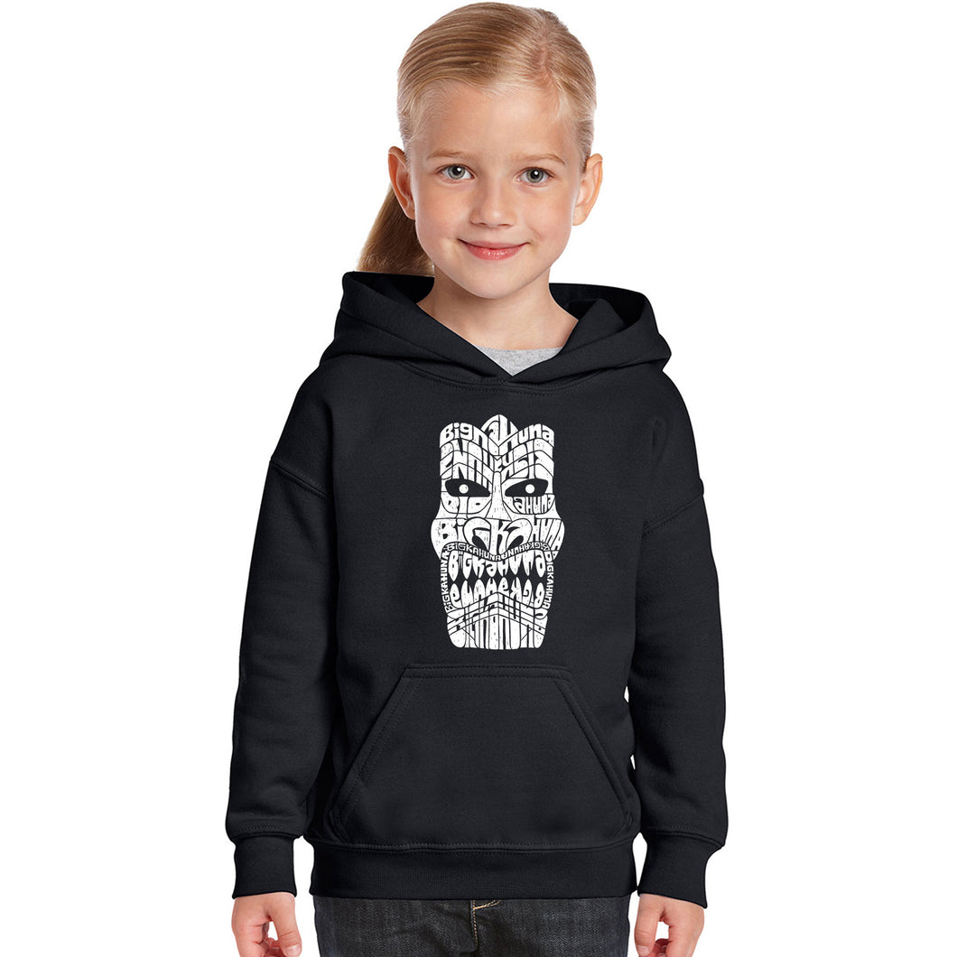 TIKI BIG KAHUNA - Girl's Word Art Hooded Sweatshirt