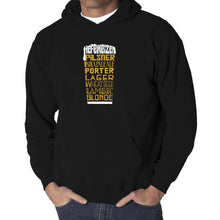 Load image into Gallery viewer, Styles of Beer  - Men&#39;s Word Art Hooded Sweatshirt