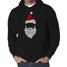 Load image into Gallery viewer, Santa Claus  - Men&#39;s Word Art Hooded Sweatshirt