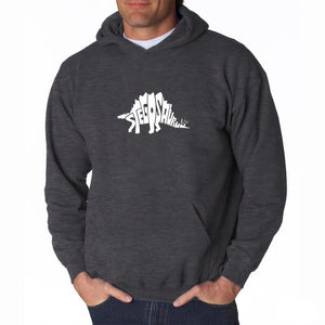 STEGOSAURUS - Men's Word Art Hooded Sweatshirt