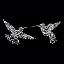 Load image into Gallery viewer, Hummingbirds - Men&#39;s Word Art Hooded Sweatshirt