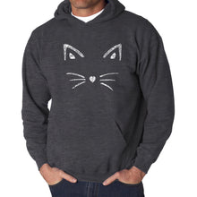 Load image into Gallery viewer, Whiskers  - Men&#39;s Word Art Hooded Sweatshirt