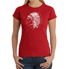 Load image into Gallery viewer, POPULAR NATIVE AMERICAN INDIAN TRIBES - Women&#39;s Word Art T-Shirt