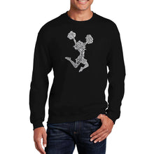Load image into Gallery viewer, Cheer - Men&#39;s Word Art Crewneck Sweatshirt