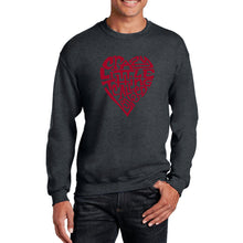 Load image into Gallery viewer, Crazy Little Thing Called Love - Men&#39;s Word Art Crewneck Sweatshirt