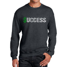 Load image into Gallery viewer, Success  - Men&#39;s Word Art Crewneck Sweatshirt