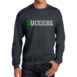 Success  - Men's Word Art Crewneck Sweatshirt
